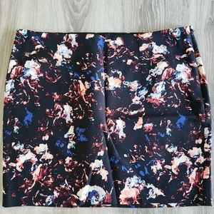 RW&CO multi colored skirt with lining size 12